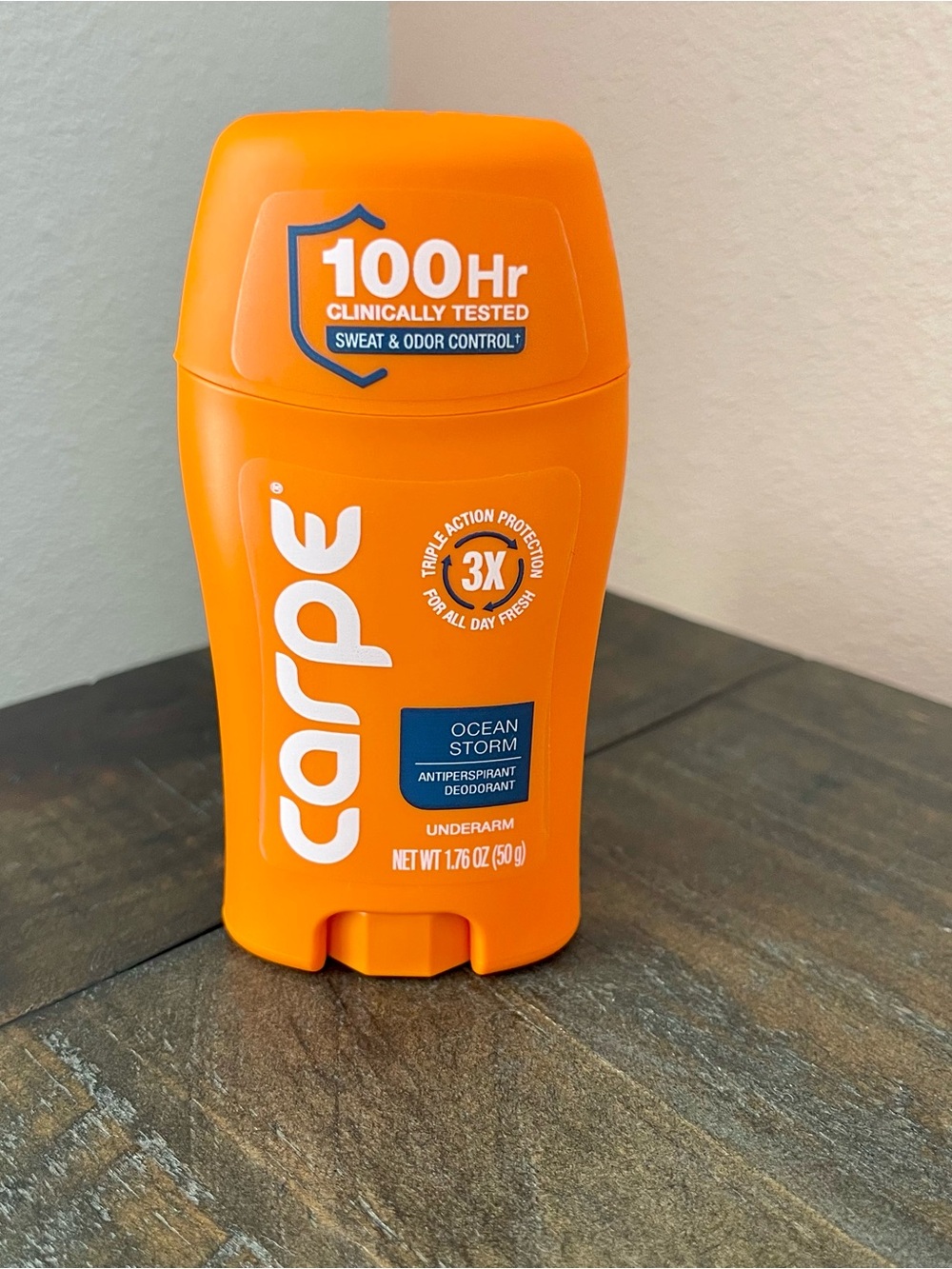 Carpe Ocean Storm Antiperspirant Deodorant — Net WT 1.76 OZ